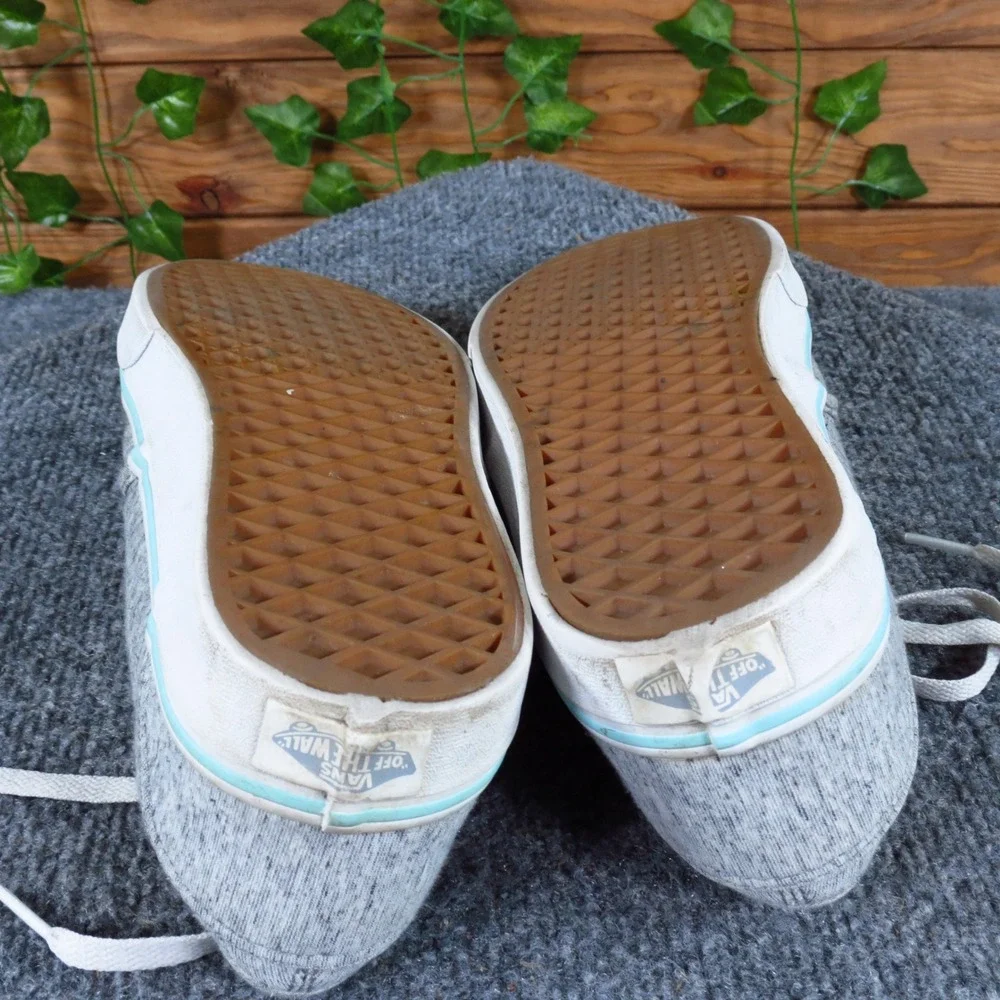 Vans Atwood Women Athletic Skate Shoes‎ Size 8.5 Casual Walking Grey Fabric